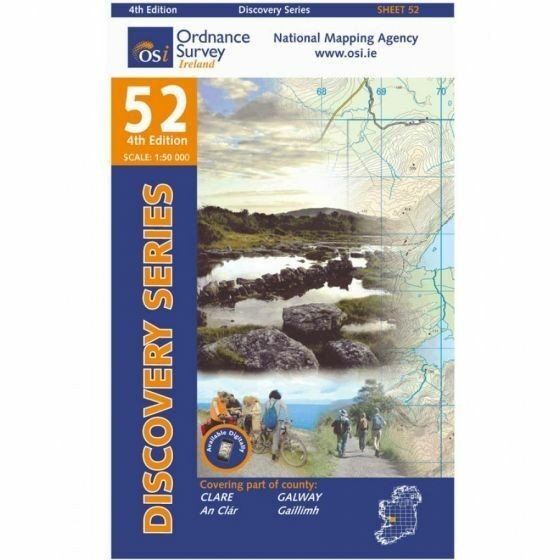 Clare, Galway 2 OS Discovery - 52 - map
