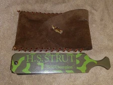 H.S Strut Field Champion Turkey Box Call with Leather Case Hunters Specialties
