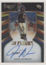 2021 Chronicles Draft Picks In Flight Signatures 22/40 Jamie Newman Auto 0jx4