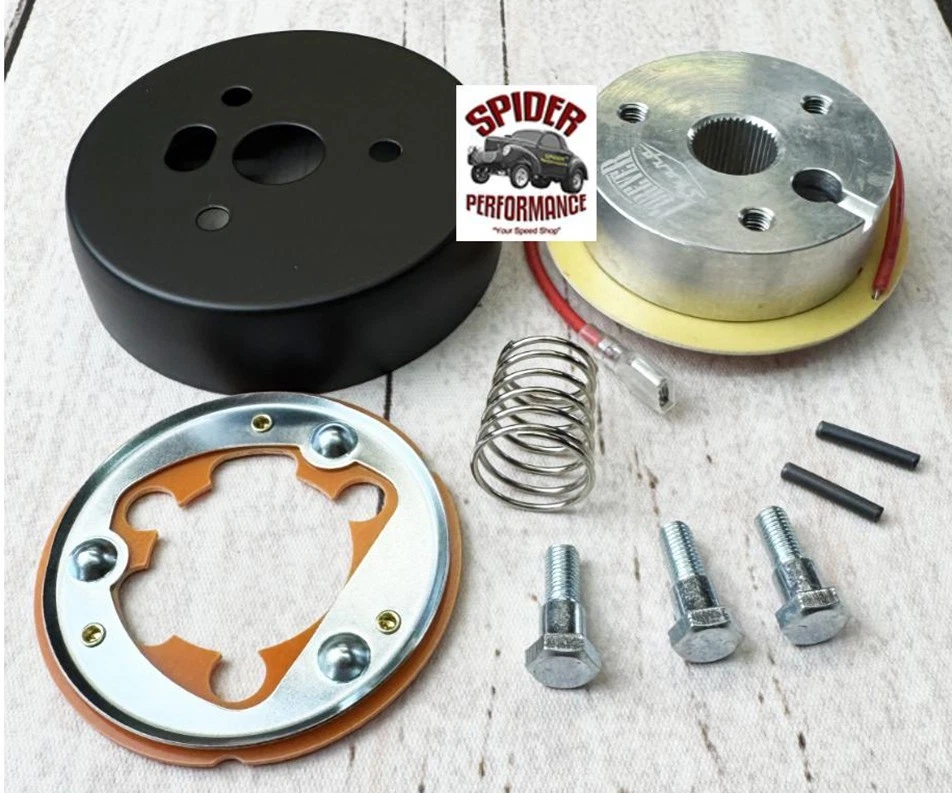 1974-1993 Volkswagen steering wheel 14 1/2" CLASSIC BLACK - Image 4 of 4