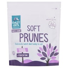 Crazy Jack Organic Soft Prunes Ready to Eat 200g