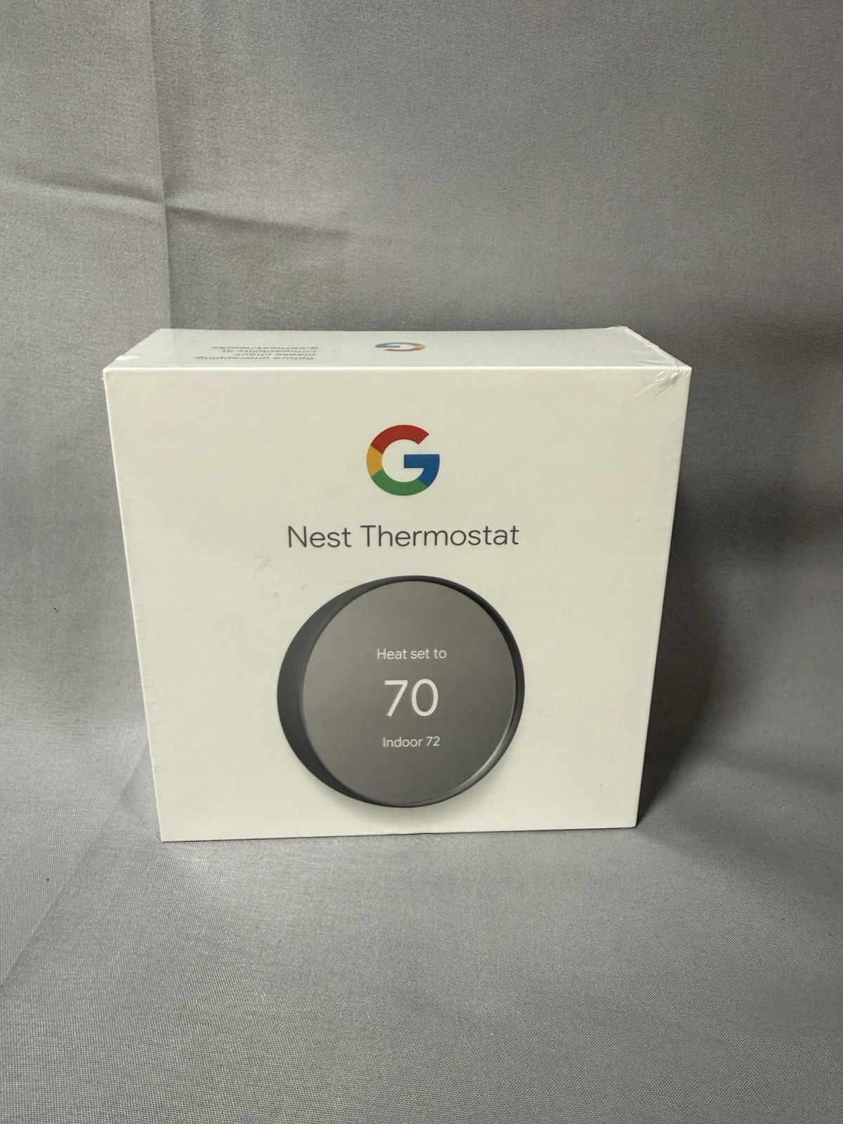 New Sealed Google Nest Thermostat Wi-Fi 4th Generation Model G4CVZ Charcoal NIB