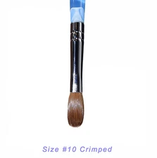 Marble Petal Acrylic Nail Brush Crimped * Pick Your Sizes *