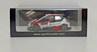 Modèle Auto Échelle 1:43 Spark Toyota Yaris WRC Ogier Winner Rally Mexico 2020 - Photo 1/4