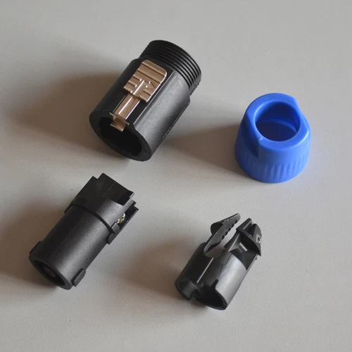 Conector Speakon de 20 piezas enchufe macho de 4 polos compatible para cable de altavoz de audio - Imagen 6 de 8