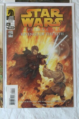 Star Wars Episode III Revenge Of The Sith Complete Set 1 -4 Dark