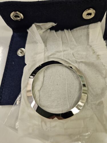 NEW Jacob & Co Plain Stainless Steel 47mm Bezel Five Time Zone + Pouch $$ PER 1 - Picture 15 of 24
