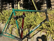 Kimo Tanaka-made Innerlight Steel Road Frame XL Davis Ca