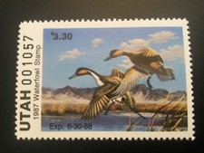 ICOLLECTZONE  US Utah  1987 UT2   Stamp VF NH