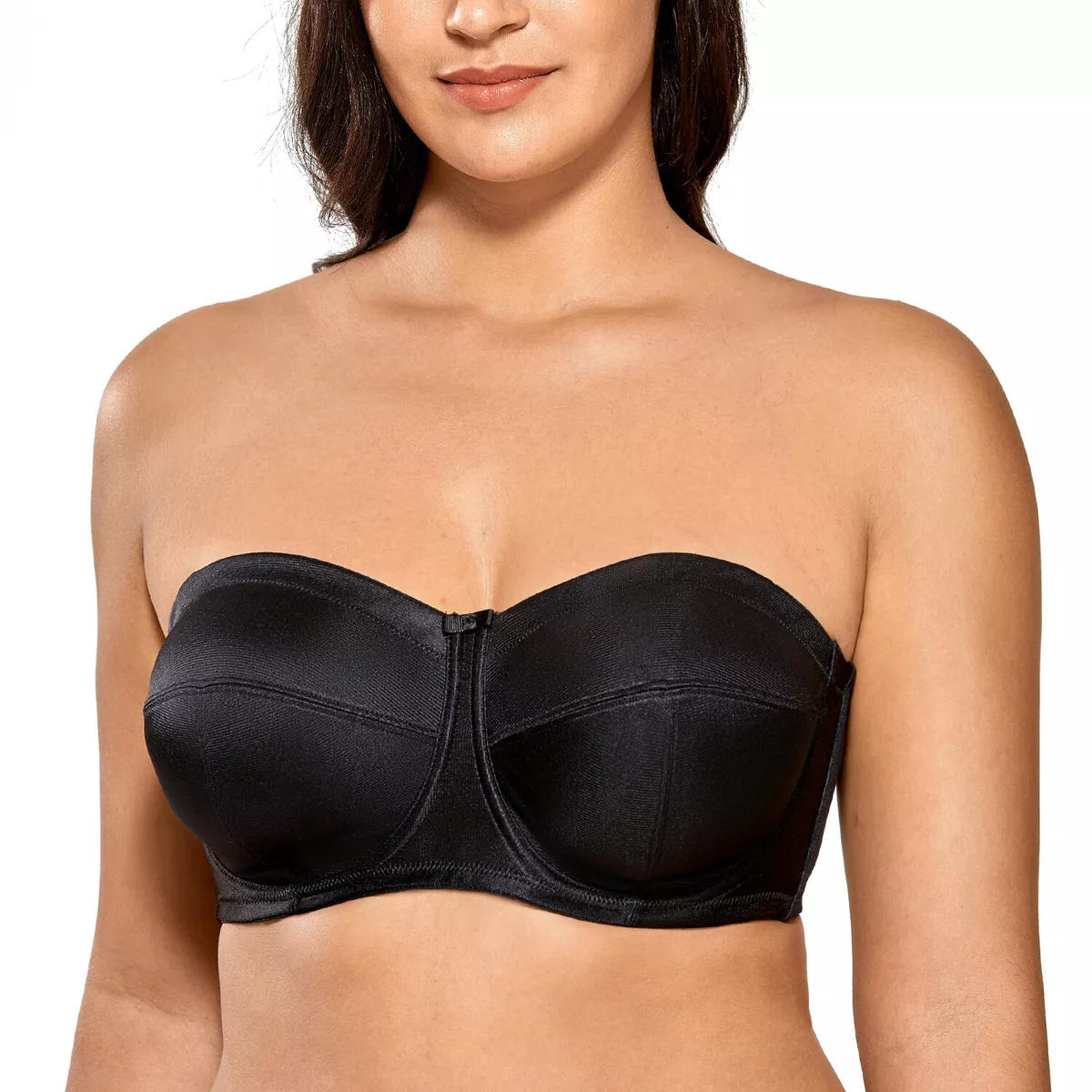 Women's Strapless Bra Underwire No Padded Ultra Support