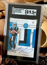 SGC 10/9  Matt Corral 2022  National Treasures RC Patch Autograph ROOKIE 12/99
