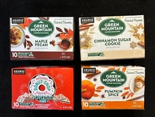Keurig Green Mountain SEASONAL Coffee Variety Flavored K-cups 40 Count Combo