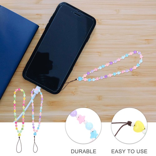 2 Pcs Phone Charm Decorative Phone Hanging Rope Phone Hanging Charm - Zdjęcie 2 z 12