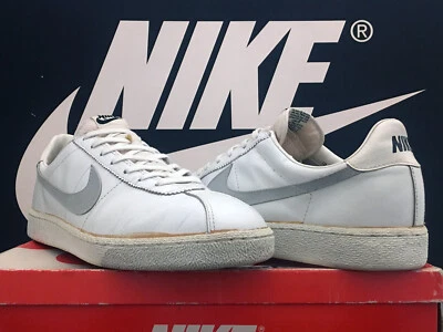 NIKE VINTAGE 1985 CUIR MARRON UK11 EU46 OG MARTY McFLY AIR JORDAN SUPREME 1 4 RARE - Photo 1/4