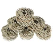 3600Pcs 15 Degree Wire Coil 2-1/2” × .09” Ring Shank Resin Paint Siding Nail New