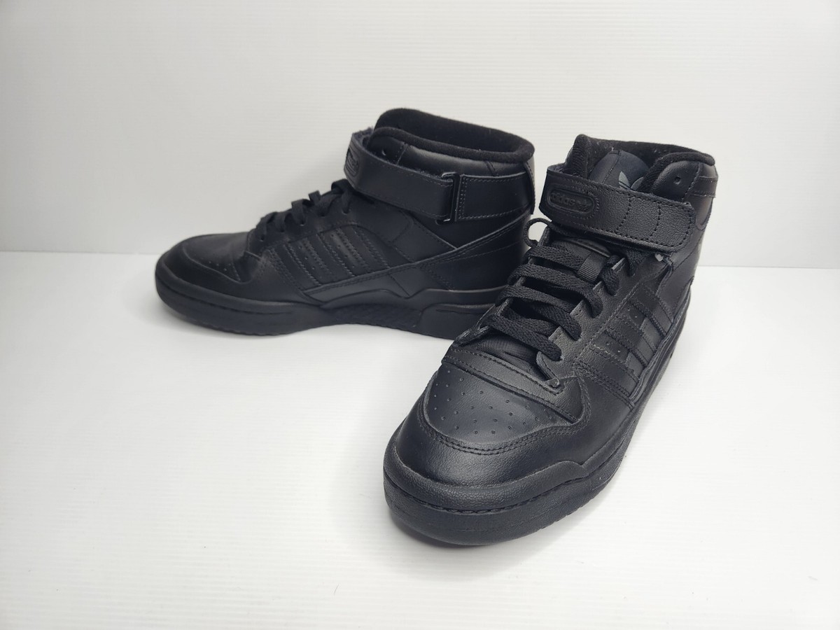 シューズ(男性用) adidas FORUM MID 28cm GV9767 Adidas Originals Forum Mid Triple Black GV9767 NEW Men's US