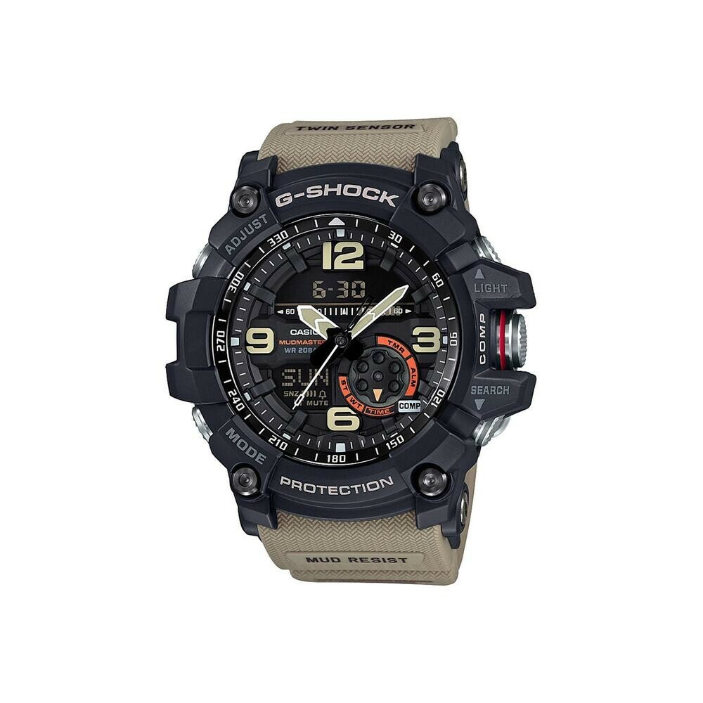Casio G-Shock Black Dial Tan Resin Strap Mens Watch GG1000-1A5 | eBay