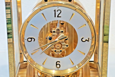 CLEAN SERVICED 1940s JAEGER LECOULTRE*ATMOS II*MANTLE CLOCK#20XXX