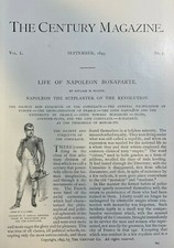 1895 Napoleon Bonaparte Pacification of Europe Reorganization of France