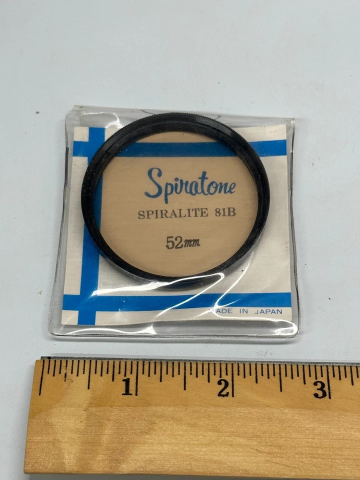 Spiratone Spiralite Coated 52mm 81B Made In Japan Color Correcting Filter - Image 4 of 4