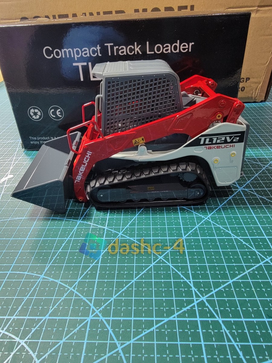1/25 Scale Takeuchi TL 12V-2 Compact Track Loader Diecast Model