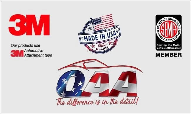 Juego de molduras de umbral de ventana de acero inoxidable QAA 2017-2022 para Ford F-250 F-350 Super Duty Foto 4 de 4