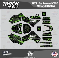 Graphics Kit for Losi PRO MOTO MX (ALL YEARS) Twitch Series - Green