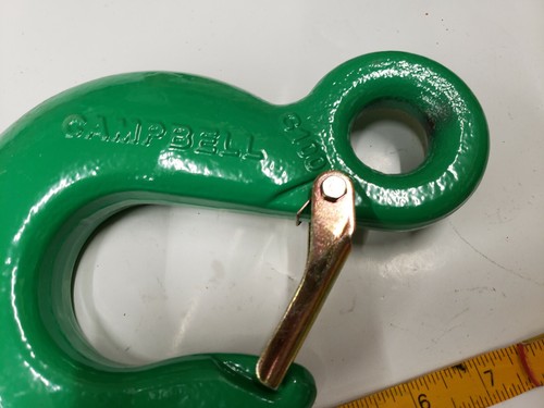 Gancho de eslinga de enganche Campbell 5646895 grado 100, cadena de 1/2", 15000 WLL.  MADE USA - Imagen 5 de 7
