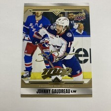 Johnny Gaudreau 2024-25 Upper Deck MVP Gold Script Parallel Card