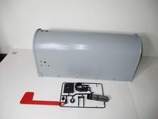 NEW RURAL STANDARD MAILBOX STEEL GREY MADE BY SOLAR GROUP IN USA