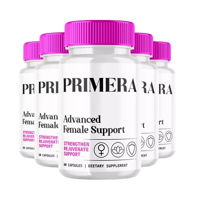 5-Pack Primera Capsules for Women, Advanced Wellness Support Formula-300 Capsule
