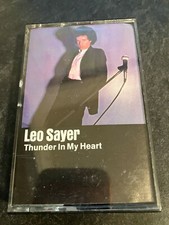 LEO SAYER - THUNDER IN MY HEART - CASSETTE TAPE 1977