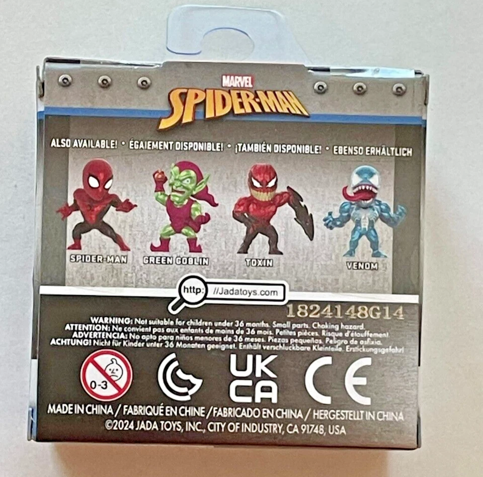 2024 Spider Man Collection Jada Metal Figs Figures 2.5 inch Toys Your Pick - Image 2 of 2