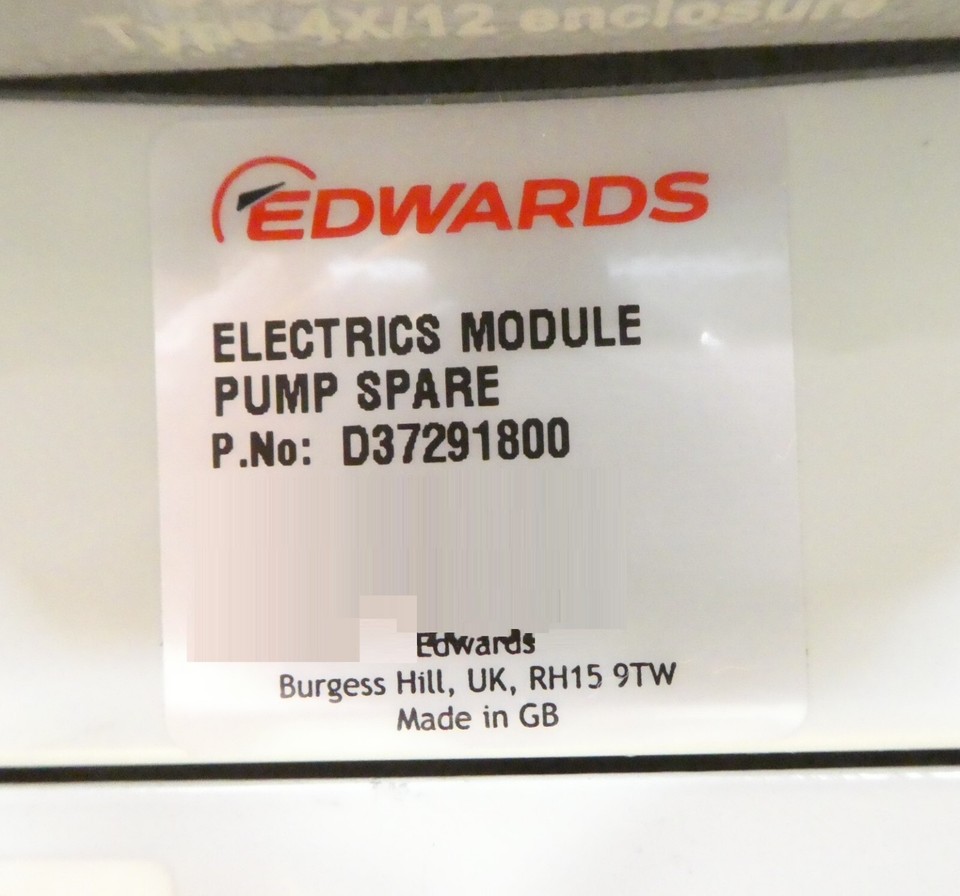 iH 80 NEW LOOK Edwards A53350945 Vacuum Dry Pump IH80 Manufacturer