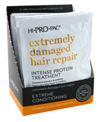 HI PRO PAC (8 Pack) EXTREMELY DAMAGED HAIR REPAIR TREATMENT 1.75 FL OZ.  