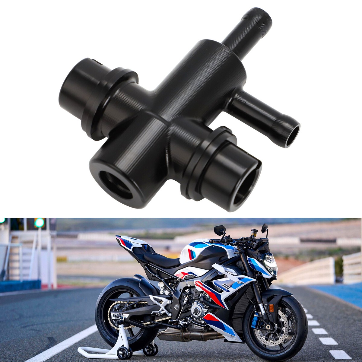 For BMW S1000R S1000RR S1000XR ALUMINUM THROTTLE BODY FUEL RAIL