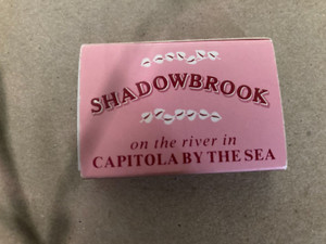 Shadowbrook Restaurant in Capitola CA. Match Book