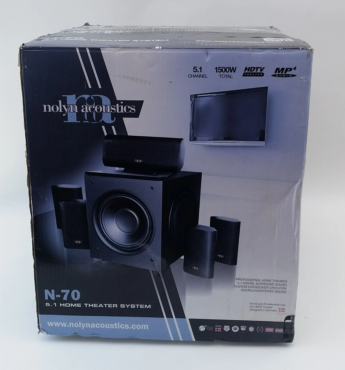 Nolyn acoustics 5.1 store home theater system