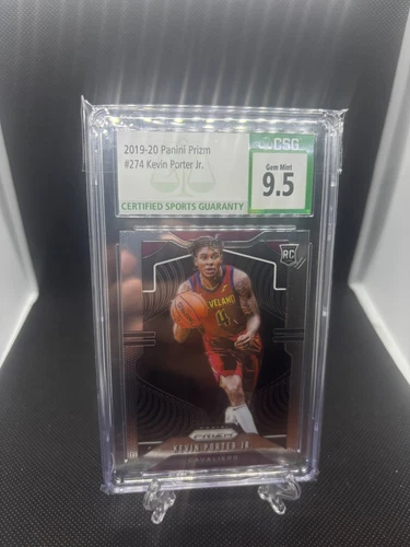 Kevin Porter Jr 2019-20 Panini Prizm #274 Rookie RC CGC 9.5 Gem Mint