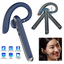 Bluetooth Headphone Wireless Computer Headset Hands-free Noise Cancellation Mic