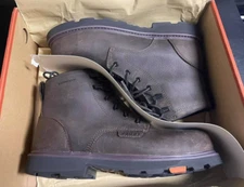 Waterproof Brunt Men's Sullivan CT Safety Work Boots - Dark Brown