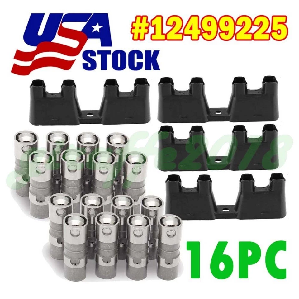 Set For GM LS7 Lifters & Lifter Trays Fits LS1 LS2 LS3 4.8 5.3 5.7 6.0 6.2eb Foto 2 de 4