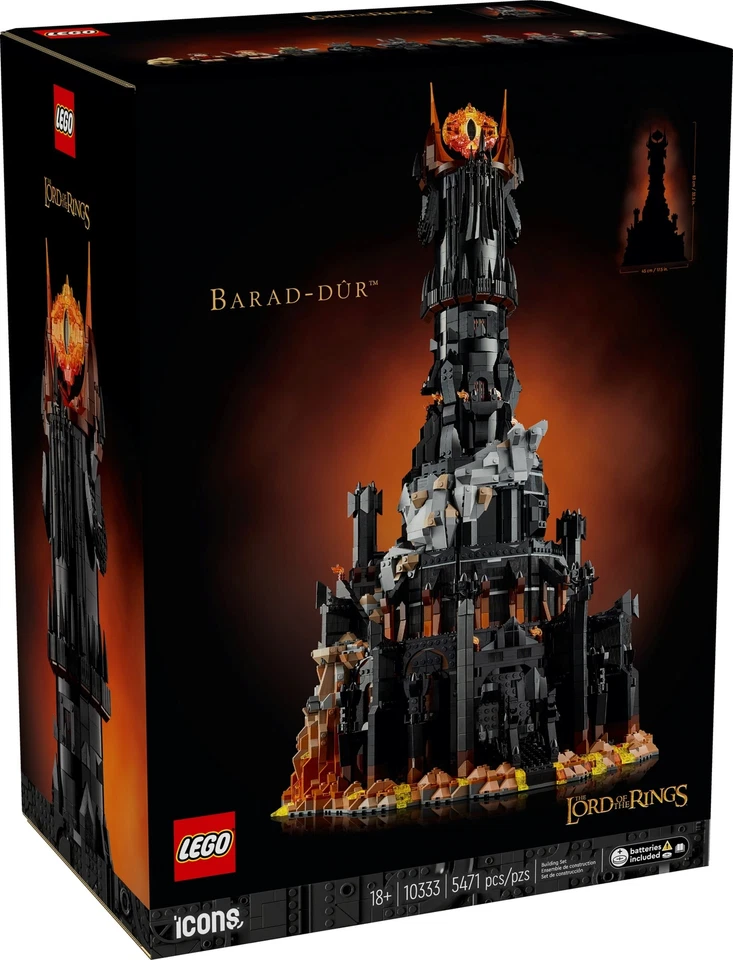 LEGO® Icons 10333 Der Herr der Ringe: Barad-dûr™ NEU OVP EXKLUSIV! 
