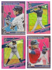 2021 Donruss Optic Lime Pink Prizm Parallels - Choose Your Cards - MLB Baseball