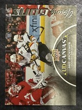 2021-22 Upper Deck UD Canvas Black Young Gun C218 Jake Leschyshyn Golden Knights