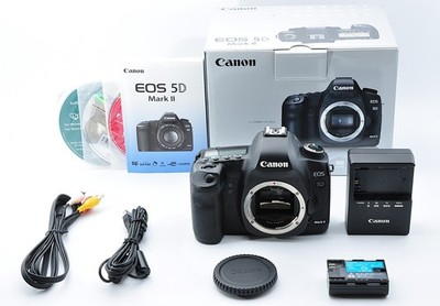 【Near MINT】Canon EOS 5D Mark II 21.1 MP SLR Digital Camera Body Black JAPAN#291