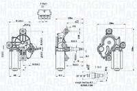 Hinten Magneti Marelli 064342011010 Wischermotor FüR Ford