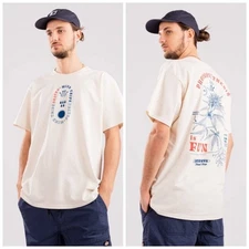 Dravus Mind Trips Photosynthesis Graphic Tee Large Cream Crewneck T Shirt Stoner