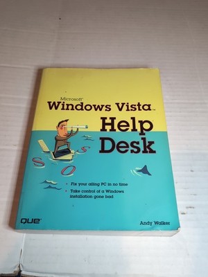Microsoft Windows Vista Help Desk By Andy Walker (paperback 2008) 