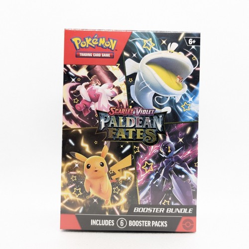 Pokémon TCG PALDEAN FATES Booster Bundle (6 Packs) - NEW Factory Sealed